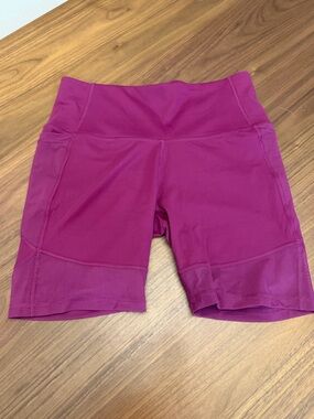 All in Motion Purple Bike Shorts Large
